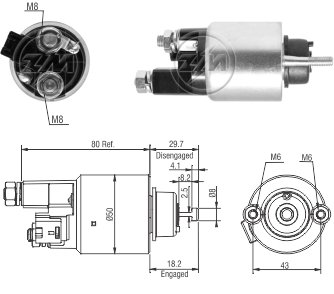 Automático de Arranque 5-708 12v ZM