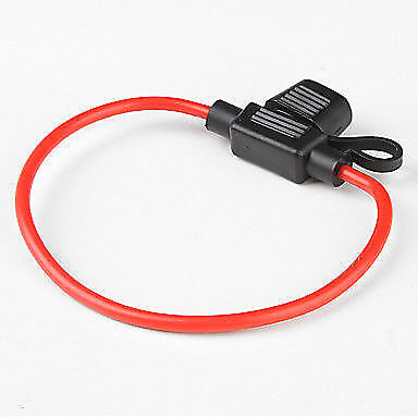 Porta Fusible Ficha con Tapa Rojo ESTANDAR