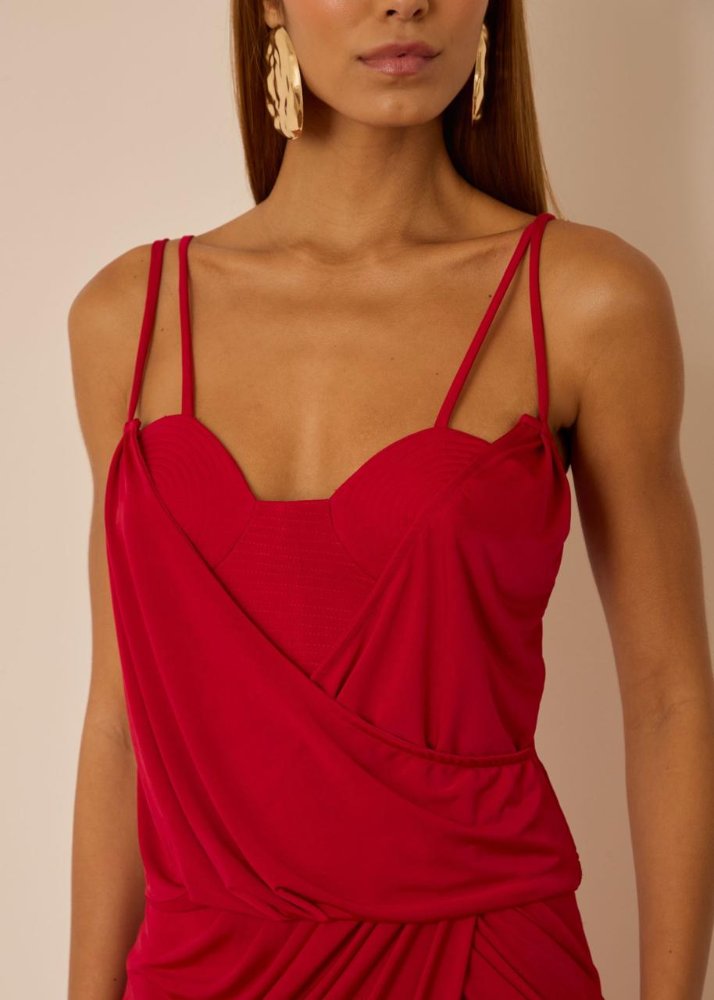 BLUSA MADONA ROJO M