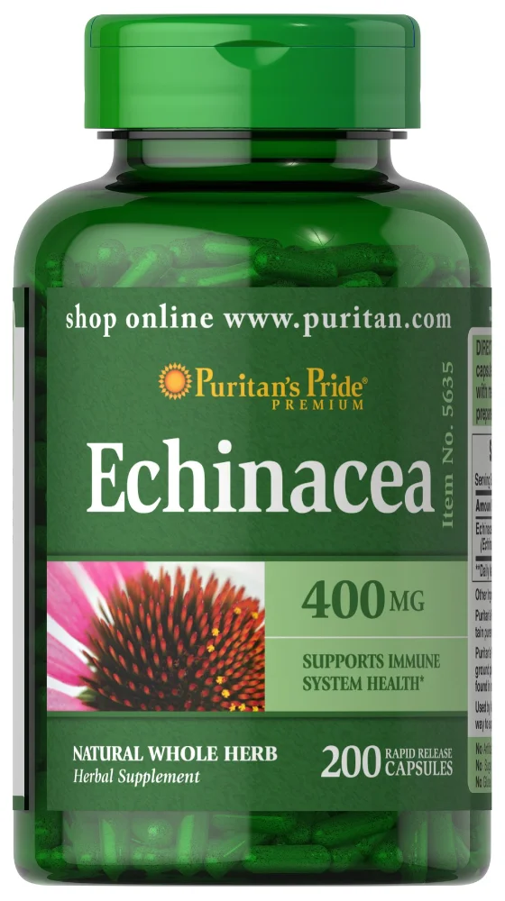 PURITANS PRIDE ECHINACEA 400 MG 200 CAPSULA