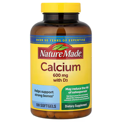 NATURE MADE CALCIUM 60MG  WITH D3