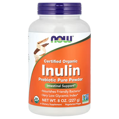 NOW INULIN  PREBITIC PURE POWER 8 OZ (227G)