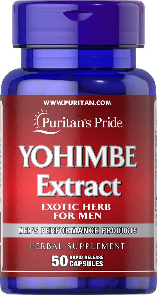 PURITANS PRIDE EXTRACT YOHIMBE 250 MG 50 CAPULA