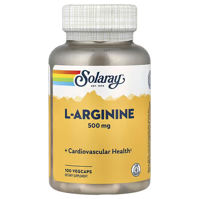 SOLARAY L-ARGININE 500MG 100 CAPSULA