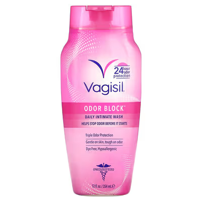 VAGISIL ODOR BLOCK INTIMATE  WASH 12 OZ