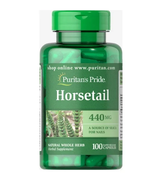 PURITANS PRIDE HORSETAIL 440MG 100 CAPSULA