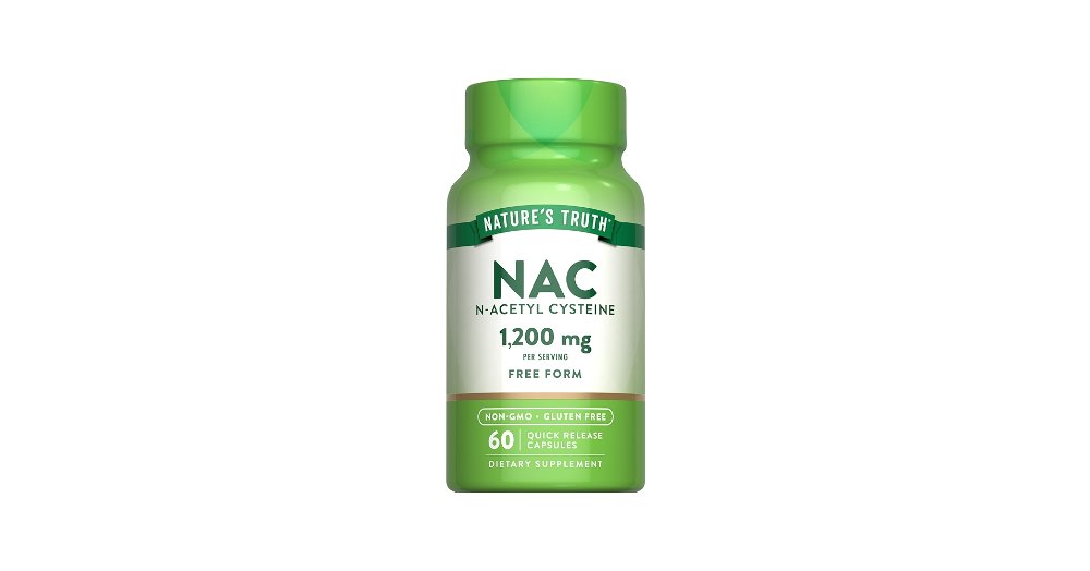 NATURES TRUTH NAC N-ACETYL CYSTEINE 1200 MG 60 CAPSULA