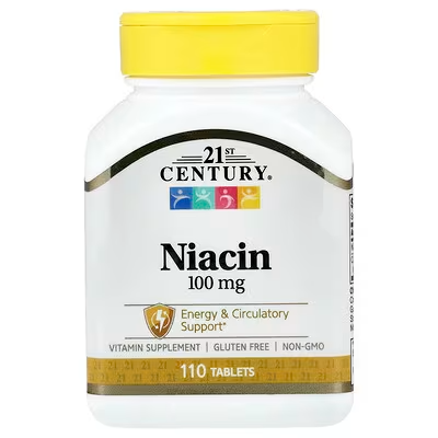 CENTURY NIACIN 100MG 110 TABLETAS