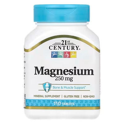 21 ST CENTURY MAGNESIUM (OXIDO) 250MG 100 TABLETA