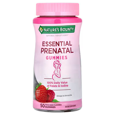 NATURES BOUNTY ESSENTIAL PRENATAL 50 GUMMIES