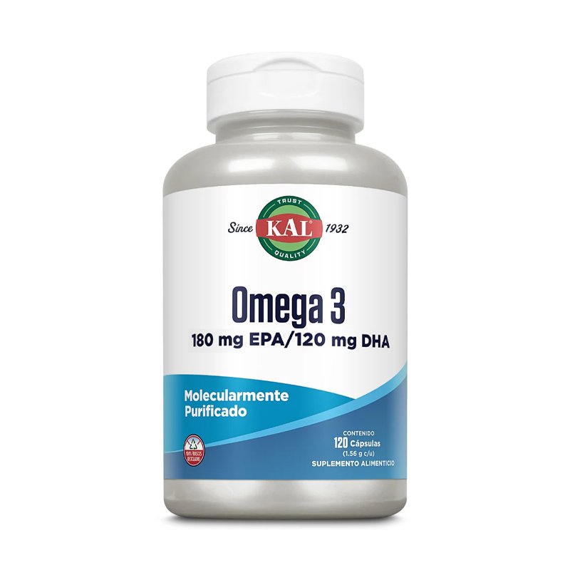 KAL OMEGA-3 180MG EP 120MG DHA 120SOFTGELS