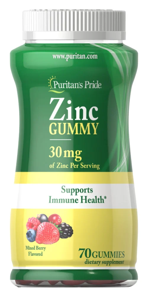 PURITANS PRIDE ZINC 30 MG 70 GUMMIES