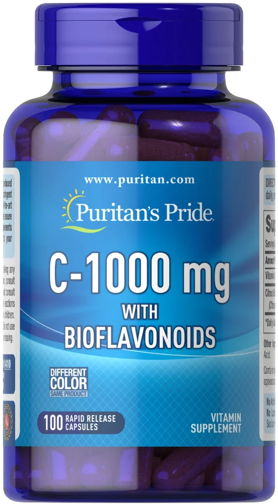 PURITANS PRIDE VITAMIN C-1000MG 100 CAPLETA