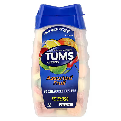 TUMS ANTACID 750MG  96CHEWABLE TABLETAS