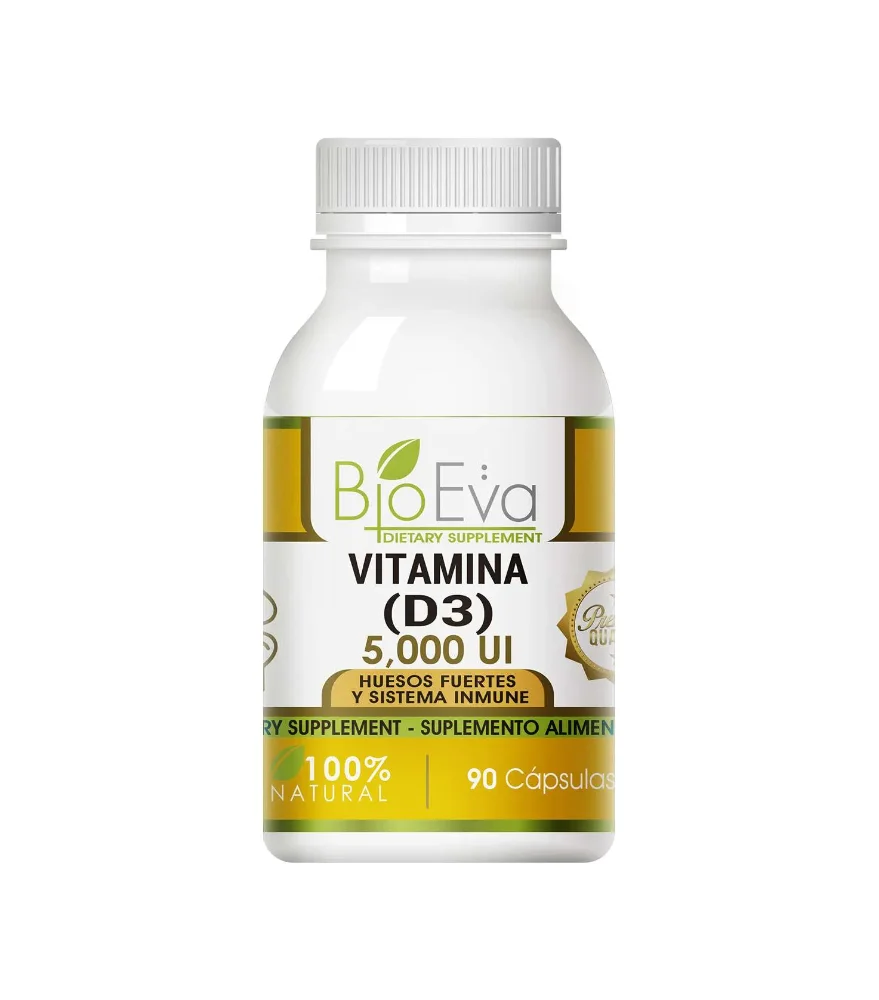 BIOEVA VITAMINA D3 5,000UI 90CAPSULAS