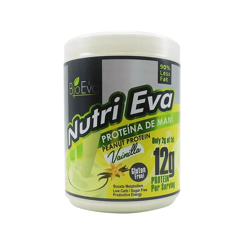 BIOEVA NUTRI EVA PROTEINA DE MANI SABOR VAINILLA  17,6 OZ