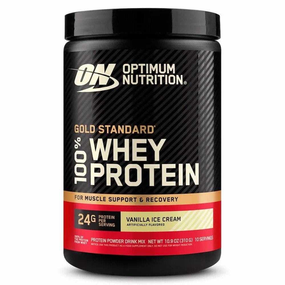 OPTIMUM NUTRITION GOLD STANDARD WHEY VAINILLA 10.9 10 SERV