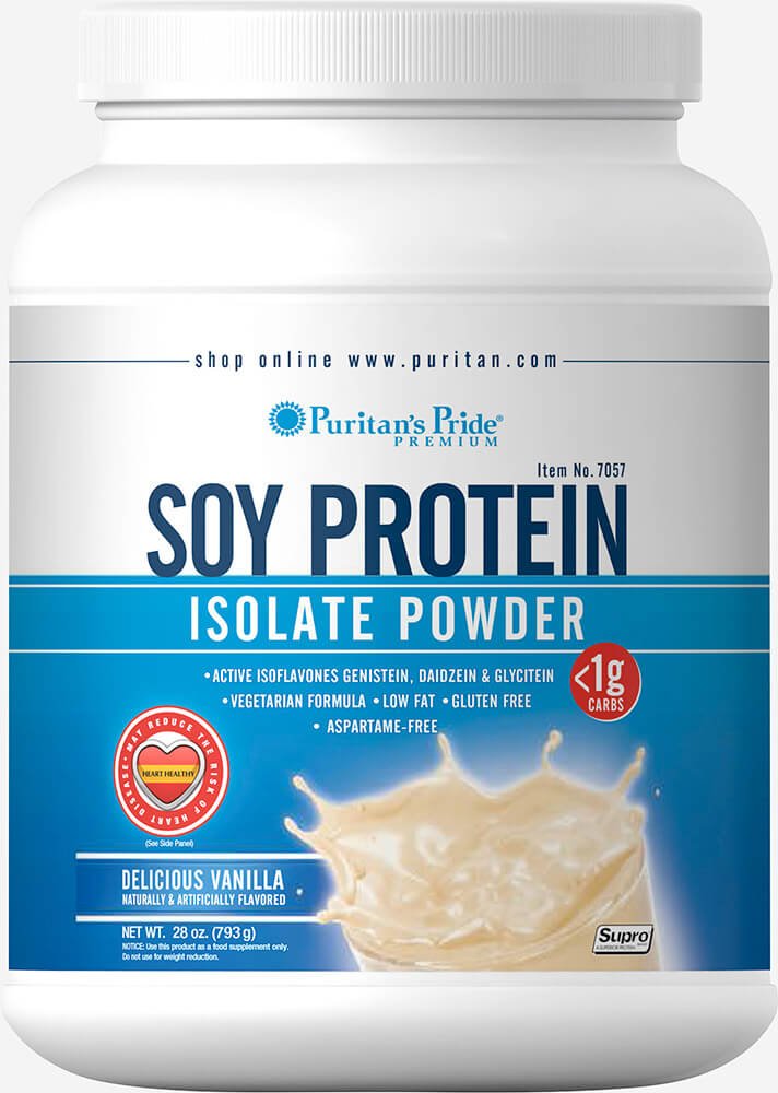 PURITANS PRIDE SOY PROTEIN ISOLATE POWER VAINILLA 1.75 LB (793G)