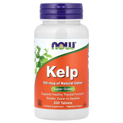 NOW KELP 150 MCG 200 TABLETA