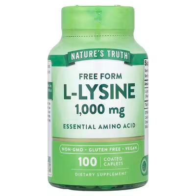 NATURES  TRUTH L-LYSINE 1000MG 100 CAPSULA
