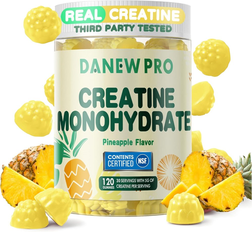 DANEW PRO CREATINE MONOHYDRATE SABOR PIÃA 5G 120 GUMMIES