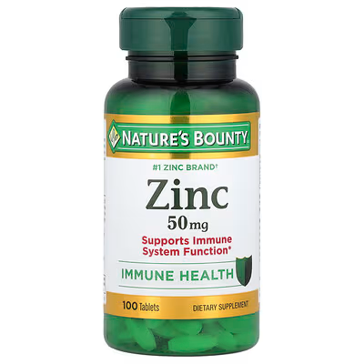 NATURES BOUNTY ZINC 50MG 100 TABLETA