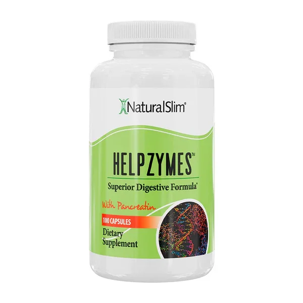 NATURALSLIM HELPZYMES ( ENZYMES  DIGESTIVA) 100 CAPSULAS