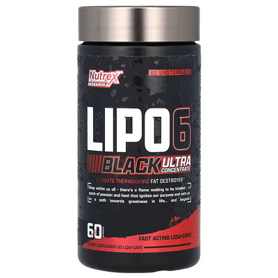 NUTREX  LIPO 6 BLACK ULTRA 60 CAPSULA
