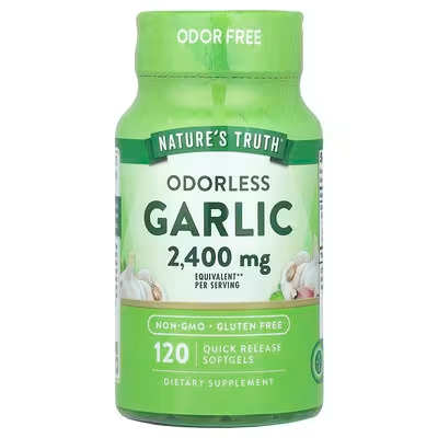 NATURES TRUTH  GARLIC 2400 MG 120 SOTGELS