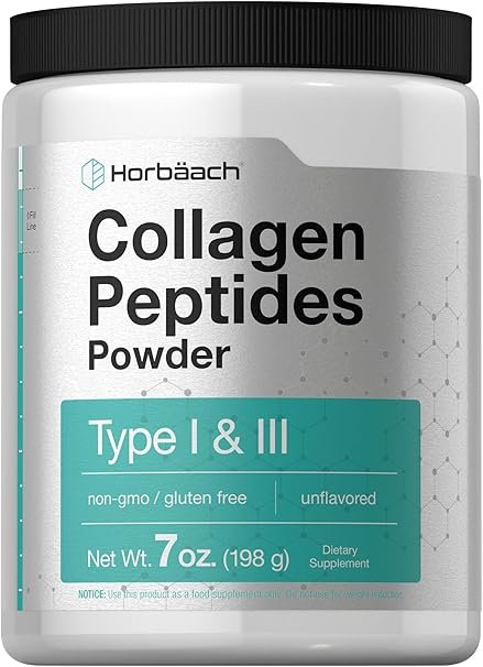 HORBAACH COLLAGEN PEPTIDES POWDER TIPE I & III 7 OZ (198G)