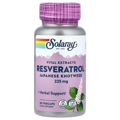 SOLARAY RESVERATROL 225 60 CAPSULA