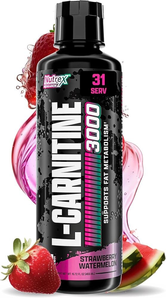 NUTREX L-CARNITINE 3000 MG LIQUID 31 SERV STRANWBERRY WATERMELON