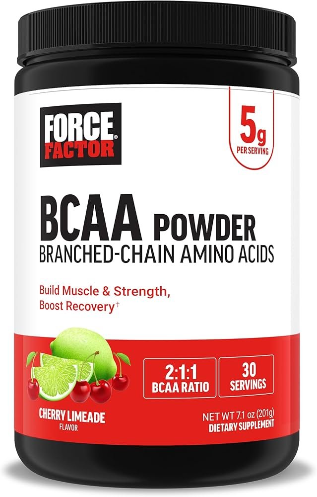 FORCE FACTOR BCAA POWER  CEREZA LIMON 30 SERV 7.2 OZ (201G)