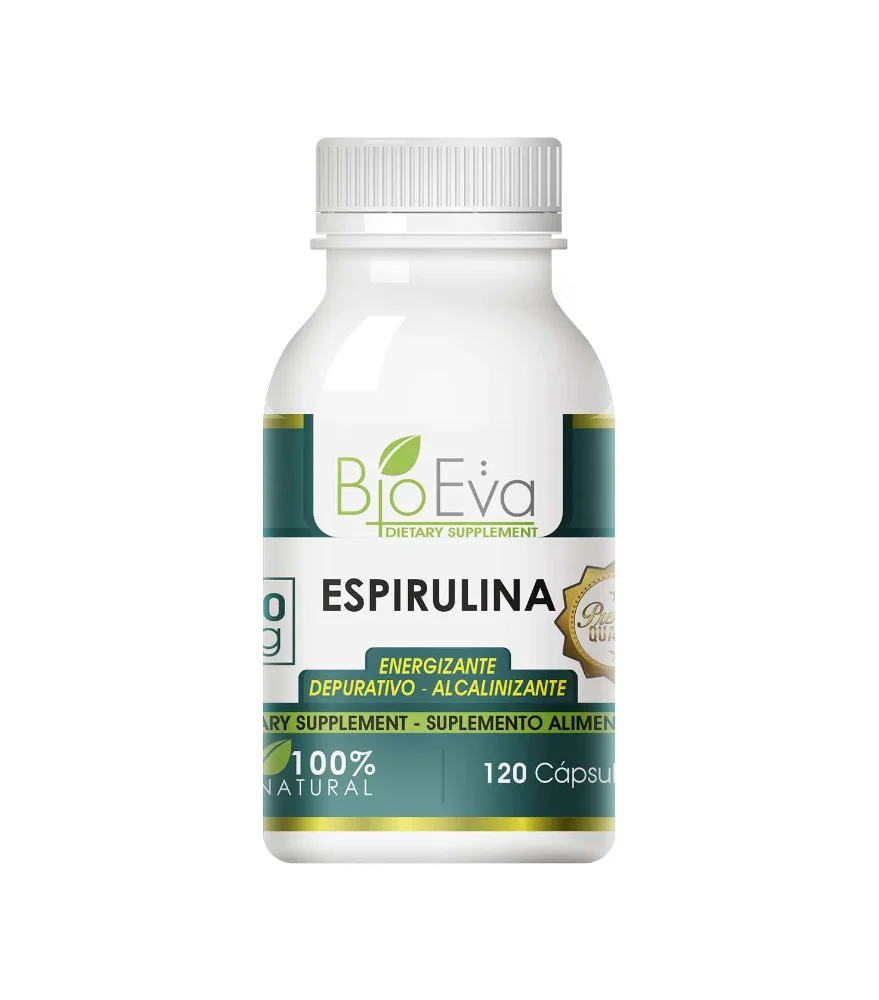 BIOEVA ESPIRULINA 500 MG 120 CAPSULA