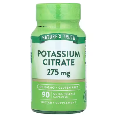 NATURES TRUTH POTASSIUM CITRATE 275 MG 90 CAPSULA