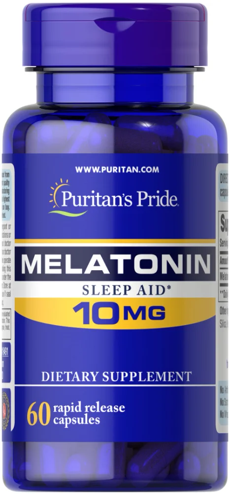PURITANS PRIDE MELATONIN 10 MG 60 CAPSULA