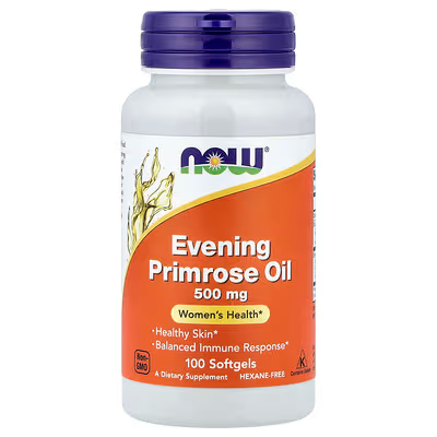 NOW EVENING PRIMROSE OIL (ACEITE DE ONAGRA) 500MG 100 SOFTGELS