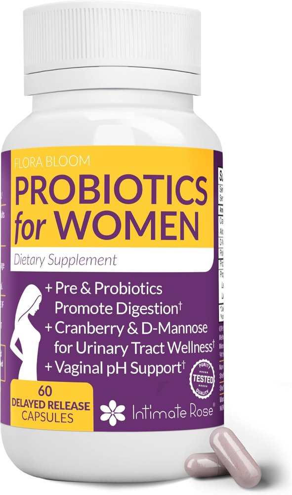 INTIMATE ROSE PROBITICS FOR WOMEN 10 BILLONES CFUS 60 CAPSULA