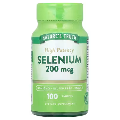 NATURES TRUTH SELENIUM 200 MCG 100 TABLETA