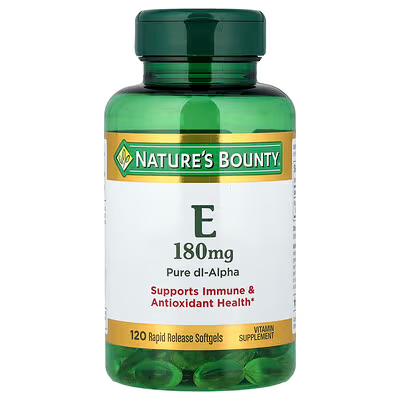 NATURES BOUNTY BOUNTY VITAMIN E 180MG  PURE DL-ALPHA 120 SOFTGELS