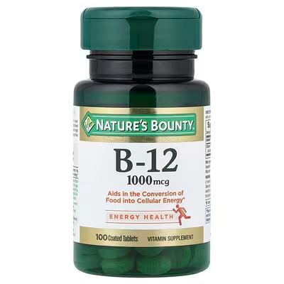 NATURES BOUNTY VITAMIN B12 1000 MCG 100 TABLETA