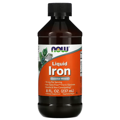 NOW IRON LIQUID 8 OZ (237ML)