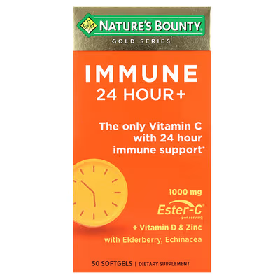 NATURES BOUNTY IMMUNE 24 HOUR + 1000 MG 50 SOFTGELS
