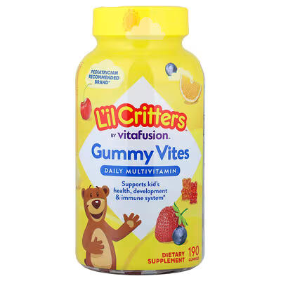 LIL CRITTERS MULTIVITAMINA KIDS 190 GUMMIES
