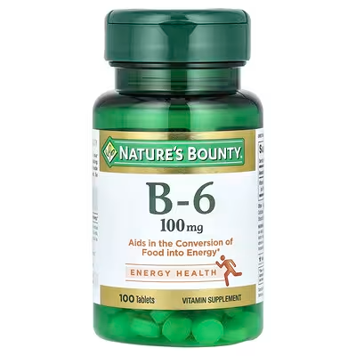 NATURES BOUNTY VITAMIN  B-6 100 TABLETA
