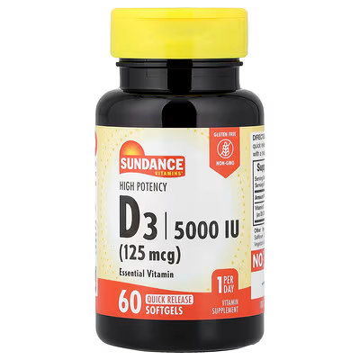 SUNDANCE D3 5000 IU 60 SOFTGELS
