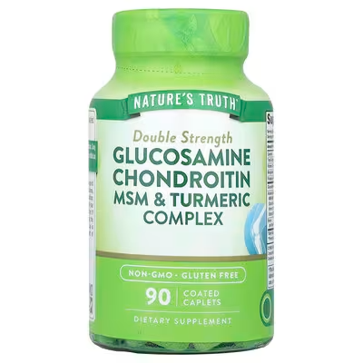 NATURES TRUTH GLUCOSAMINE CHONDROITIN MSM & TURMERIC COMPLEX 90 TABLETA