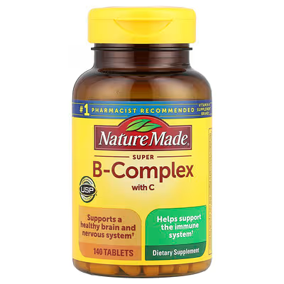 NATURE MADE SUPER  B-COMPLEX WITH C 140 TABLETA