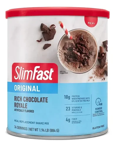 SLIMFAST MEAL REPLACENT  SABOR CHOCOLATE 1.26 LB 22 SERVICIO