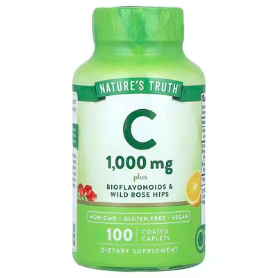 NATURES TRUTH VITAMINA C 1000 MG 100 TABLETAS